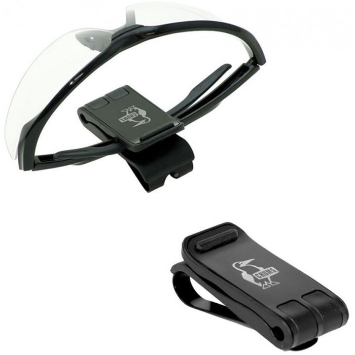 Зажим для очков на козырек в автомобиле Chums Glasshopper Visor Clip (черный)