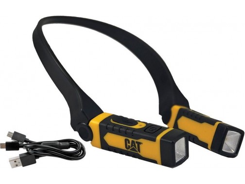 Рабочий фонарь на шею с зарядкой USB Caterpillar Rechargeable LED Neck Light