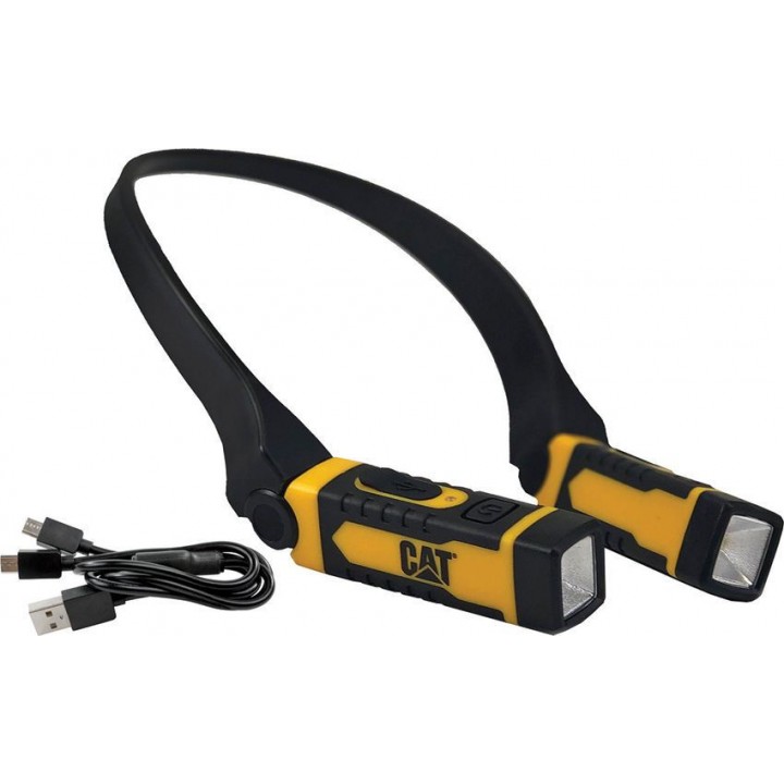 Рабочий фонарь на шею с зарядкой USB Caterpillar Rechargeable LED Neck Light