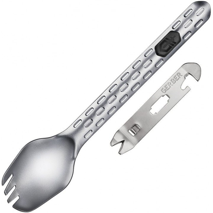 Ложка-вилка спорк-мультитул Gerber Devour Multi-Fork (серебристый)