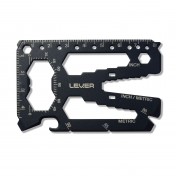 Карточка-мультитул с 40 инструментами Lever Gear Toolcard Pro (черный) — основное фото