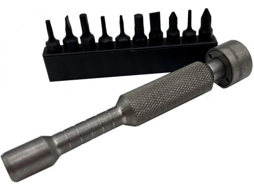 Отвертка для бит HEX с набором Maratac Full Size TPSK - Titanium Precision Screwdriver Kit - Gen 2