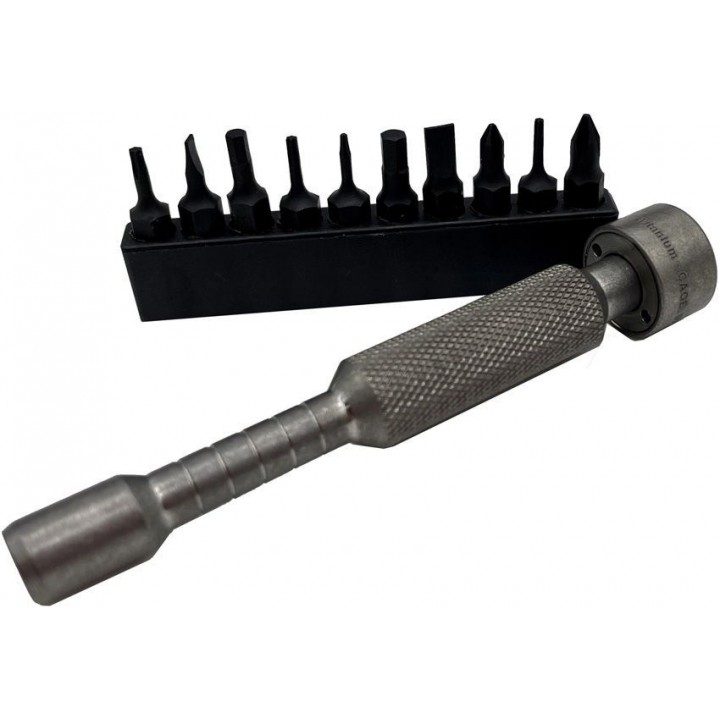 Отвертка для бит HEX с набором Maratac Full Size TPSK - Titanium Precision Screwdriver Kit - Gen 2