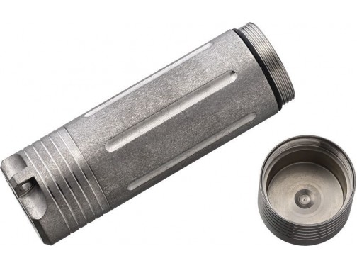 Контейнер-капсула для выживания Maratac Dual Pass Through Titanium Cache - Limited Overrun REV 2