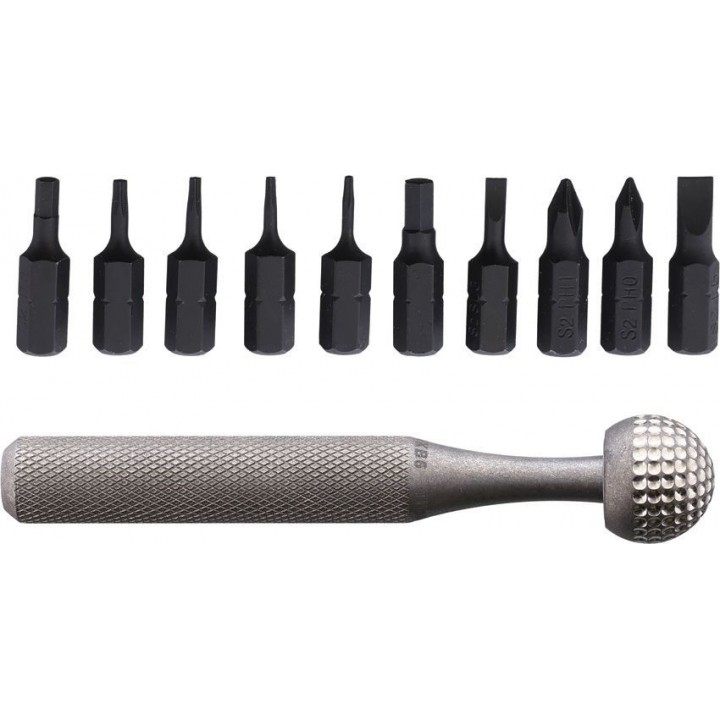 Отвертка для бит HEX с набором Maratac Orbital - TPSK - Titanium Precision Screwdriver Kit - Gen 2
