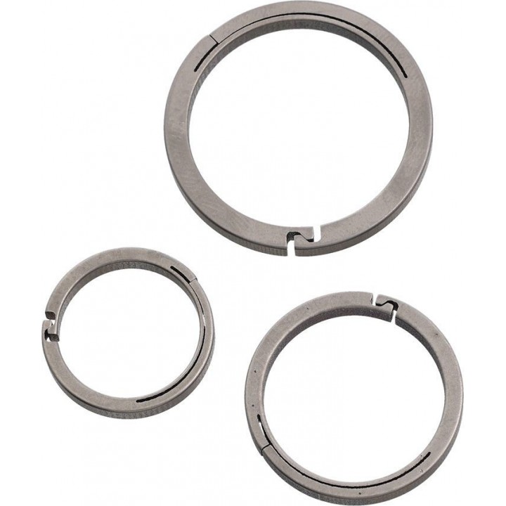 Набор титановых колец для ключей и снаряжения Maratac Living Titanium Spring Clip - Tri Pack (Gen 2)