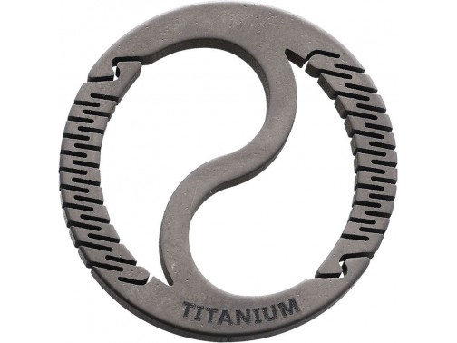 Двойное кольцо для ключей и аксессуаров Maratac Dual Titanium Living Spring Ring