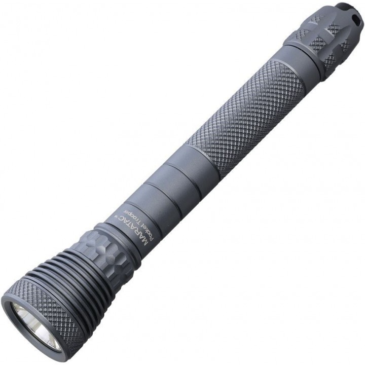 Тактический фонарь Maratac Pocket Trooper - Gray - AAAx2 Tactical Flashlight