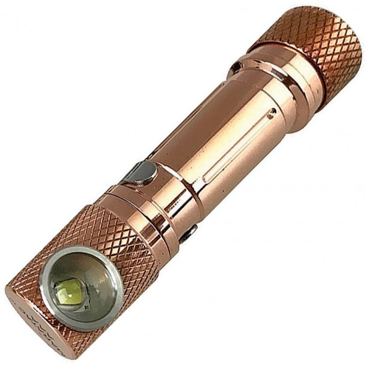 Медный тактический фонарь 90 градусов Maratac Copper Tactical Personal Flood TPF AAA Light