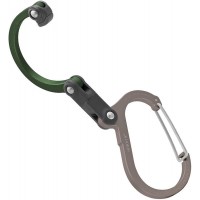 Туристический поворотный карабин для снаряжения Heroclip Medium Forest Green Туристический поворотный карабин для снаряжения Heroclip Medium Forest Green