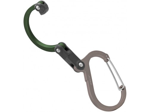 Туристический поворотный карабин для снаряжения Heroclip Medium Forest Green