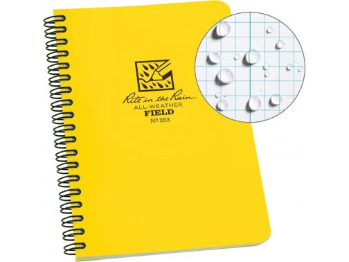 Всепогодная непромокаемая тетрадь на спирали Rite in the Rain № 353
