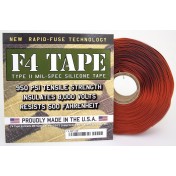 Армейская силиконовая изолента Rescue Tape Premium F4 Mil-Spec (красный) — основное фото