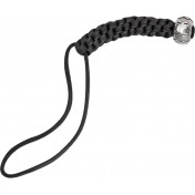 Темляк из паракорда с бусиной Spyderco Round Pewter Bead with Black Lanyard BEAD2LY — основное фото