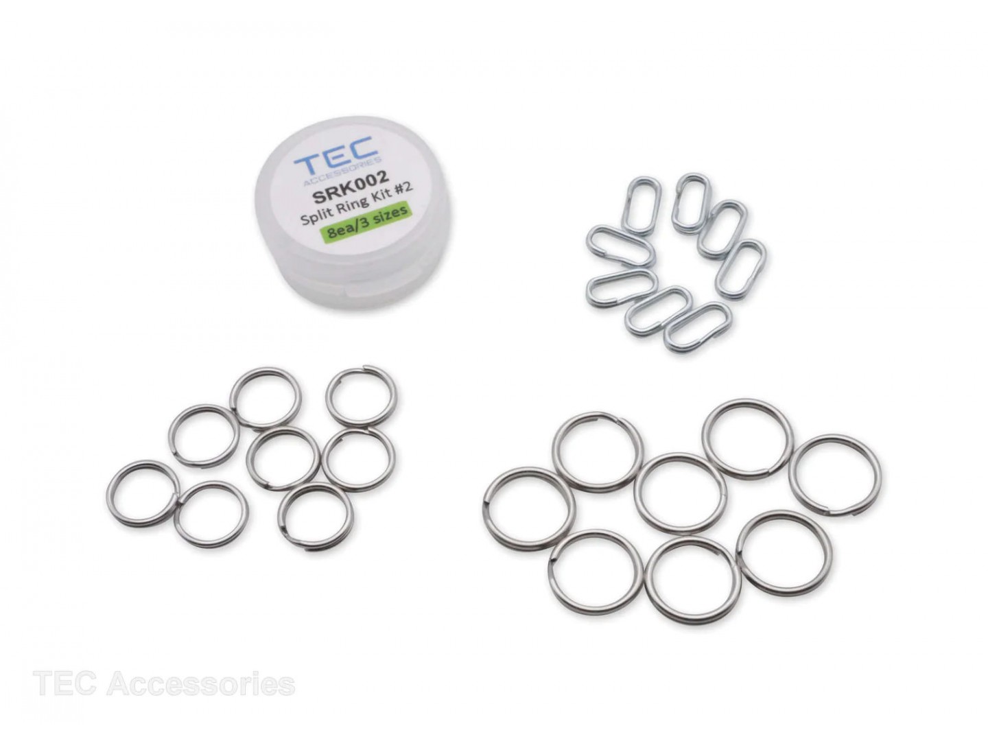 Набор колец для ключей и аксессуаров № 2 TEC Accessories Split Ring Kit
