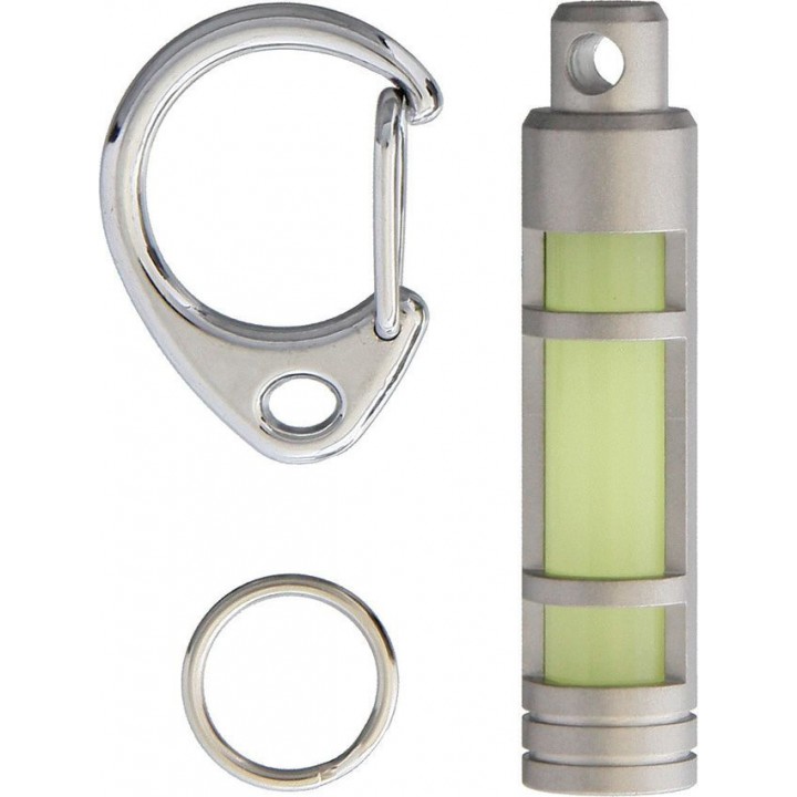 Светящийся брелок-маркер TEC Accessories TEC-S3 Stainless Steel Embrite Glow Fob (серебристый)