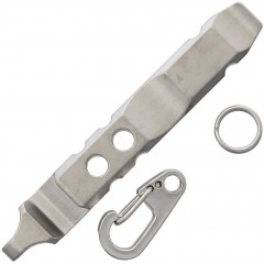Компактный инструмент-ломик TEC Accessories Ti-Pry Titanium Pry Bar: Keychain Edition
