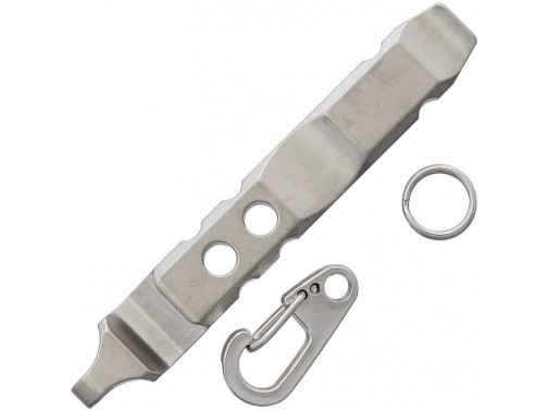 Компактный инструмент-ломик TEC Accessories Ti-Pry Titanium Pry Bar: Keychain Edition