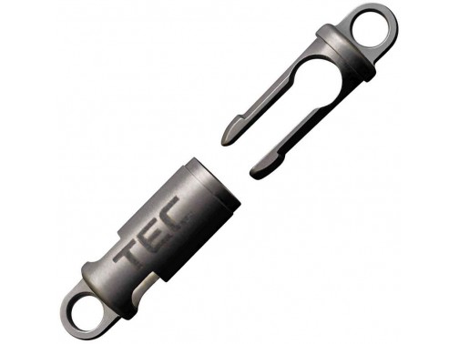 Карабин-коннектор для ключей и аксессуаров TEC Accessories Python-QR Titanium Quick Release