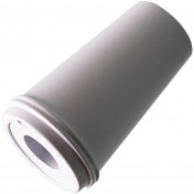 Бусина из титана для темляка из паракорда TEC Accessories Grande Cup Titanium Lanyard Bead (белый) — основное фото