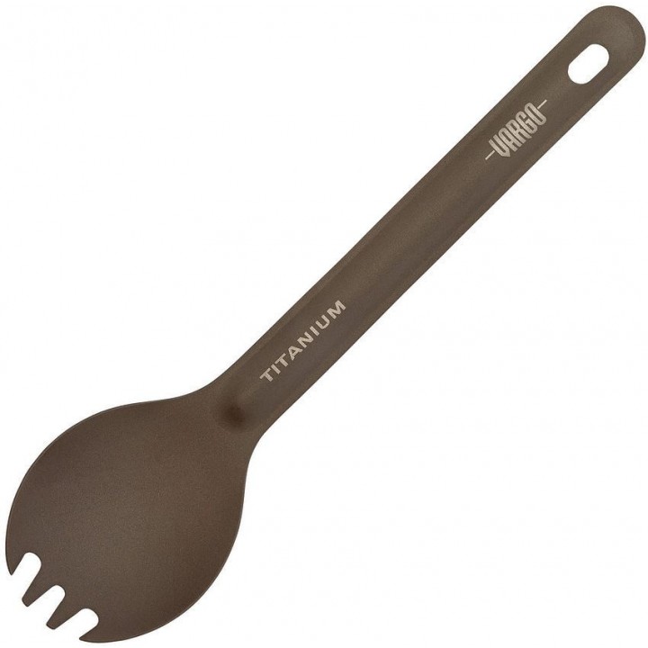 Туристическая титановая ложка-вилка спорк Vargo Spork ULV-Ultra Light Version