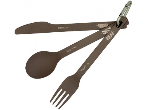 Туристический набор ложка-вилка-нож Vargo Spoon/Fork/Knife Set