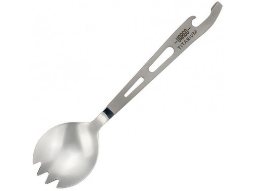 Туристическая титановая ложка-вилка спорк Vargo Titanium Scork