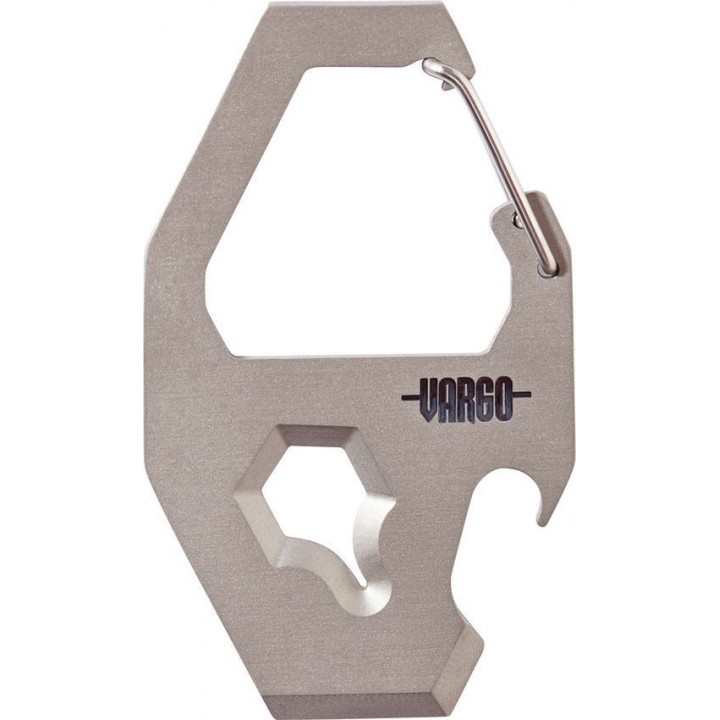 Титановый мультитул-карабин для ключей и снаряжения Vargo Backcountry Carabiner
