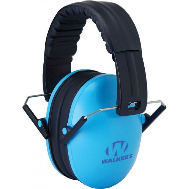 Детские пассивные защитные стрелковые наушники Walker's Baby &amp; Kid's Folding Muffs (голубой)