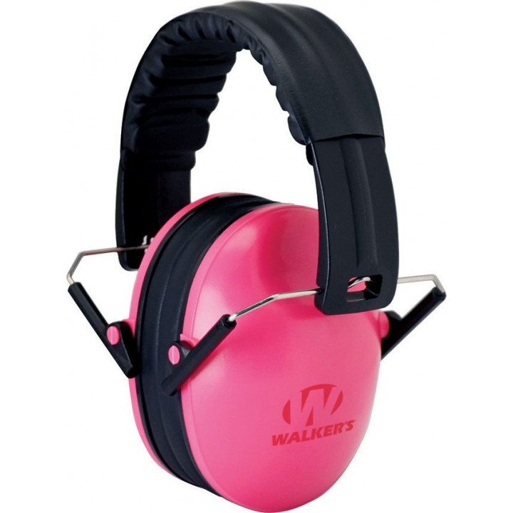 Детские пассивные защитные стрелковые наушники Walker's Baby &amp; Kid's Folding Muffs (розовый)