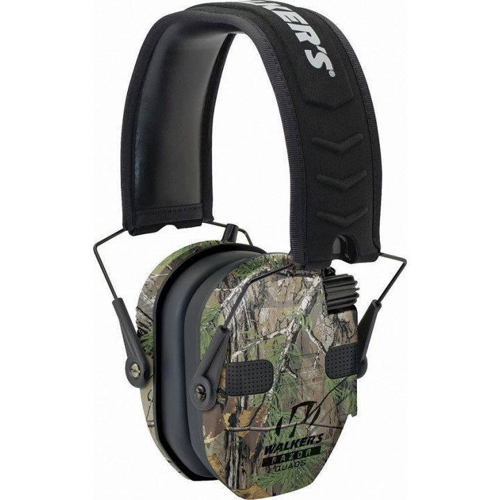 Активные защитные стрелковые наушники Walker's Razor Slim Quads Electronic Muff (камуфляж)