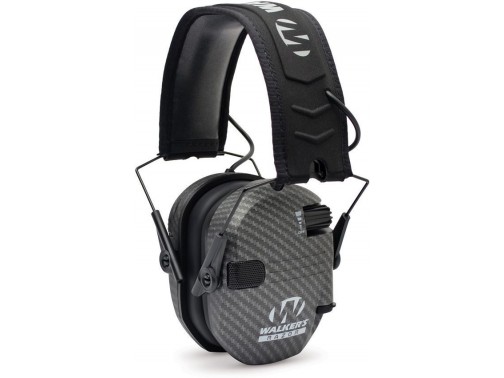 Активные защитные стрелковые наушники Walker's Razor Slim Electronic Muff (карбон)
