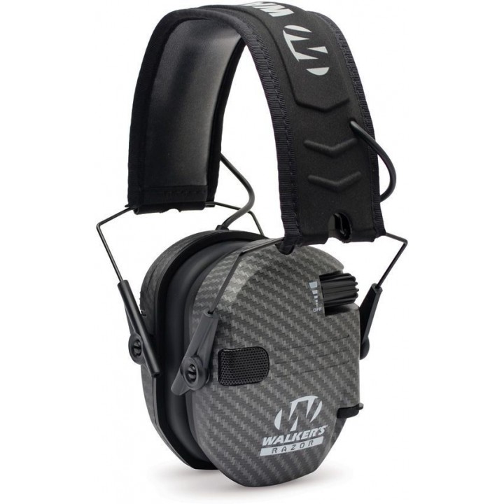 Активные защитные стрелковые наушники Walker's Razor Slim Electronic Muff (карбон)