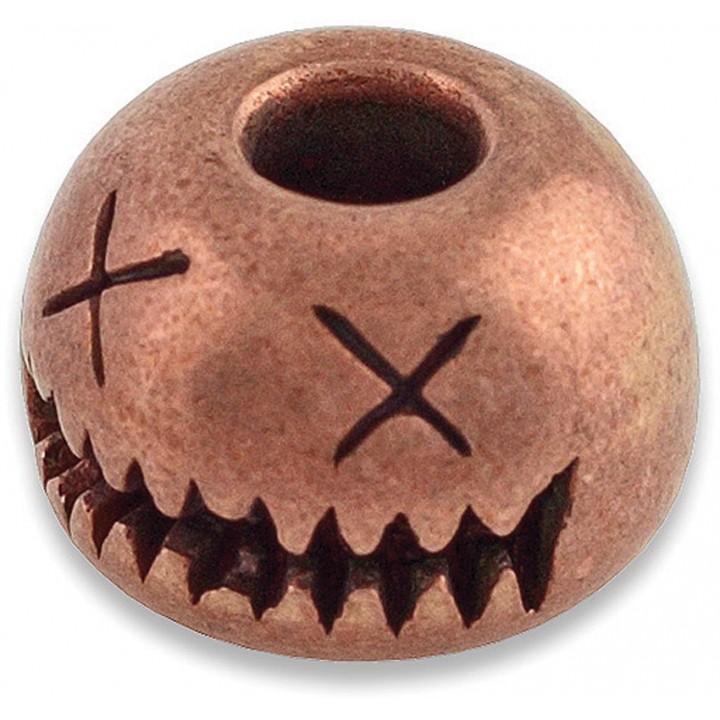 Бусина из меди для темляка из паракорда Audacious Concept Smiley Face Bead Medium