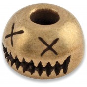 Бусина из бронзы для темляка из паракорда Audacious Concept Smiley Face Bead Medium — основное фото