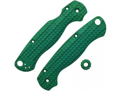 Сменные накладки для ножей Spyderco Para Military 2 Chroma Scales (Green Blocks)