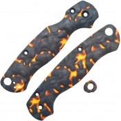 Сменные накладки для ножей Spyderco Para Military 2 Chroma Scales (Lava) — основное фото