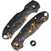Сменные накладки для ножей Spyderco Para 3 Chroma Scales (Lava) — основное фото