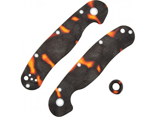 Сменные накладки для ножей Ontario RAT II Chroma Scales (Lava)