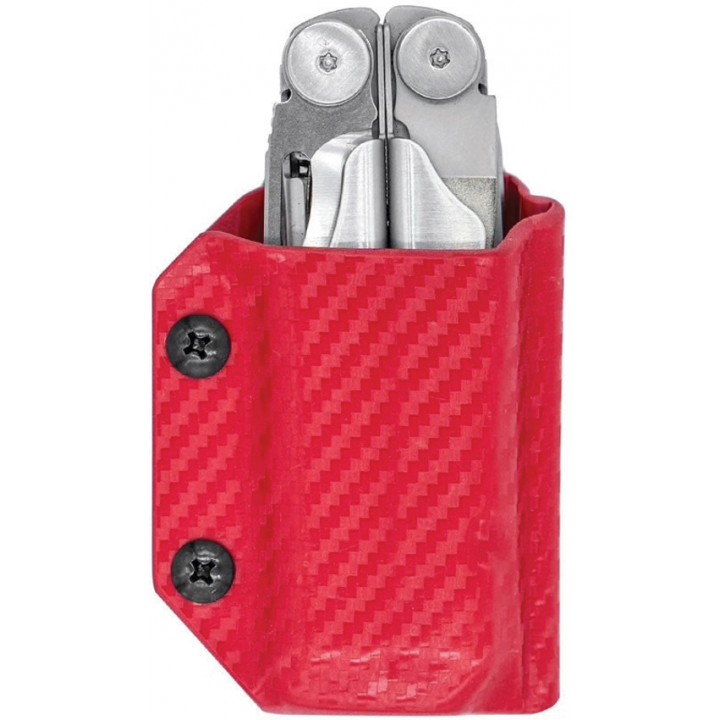 Чехол для мультитула Leatherman Wave из кайдекса Clip &amp; Carry (Red CF)
