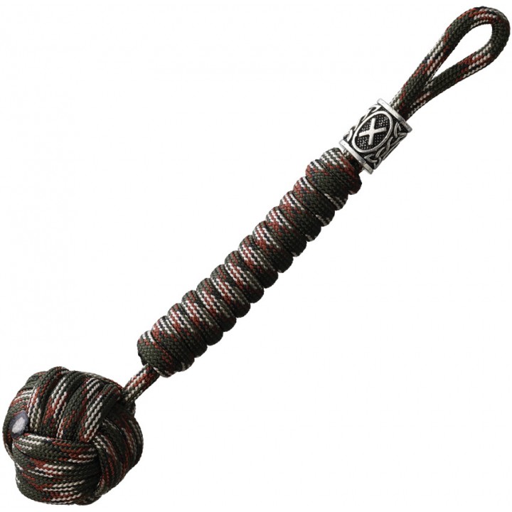 Темляк из паракорда с бусиной Coeburn Tool Monkey Fist Lanyard (Camo)