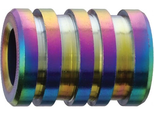 Бусина из титана для темляка из паракорда Coeburn Tool Titanium Lanyard Bead (Rainbow)