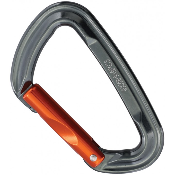 Легкий карабин для альпинизма Cypher Firefly II Straight Keylock Gate