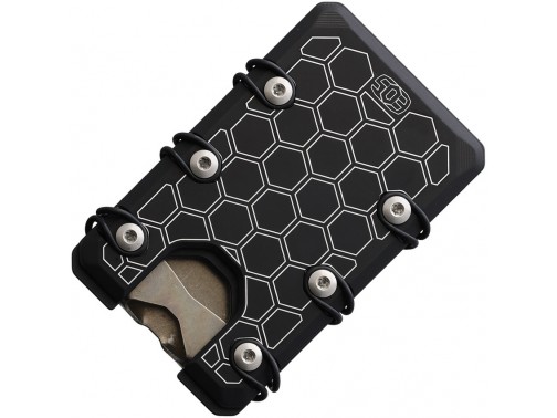 Кошелек-картхолдер из алюминия EOS 3.0 Black Series Hex Wallet (Black)