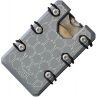 Кошелек-картхолдер из алюминия EOS 3.0 Black Series Hex Wallet (Gun Metal Grey)