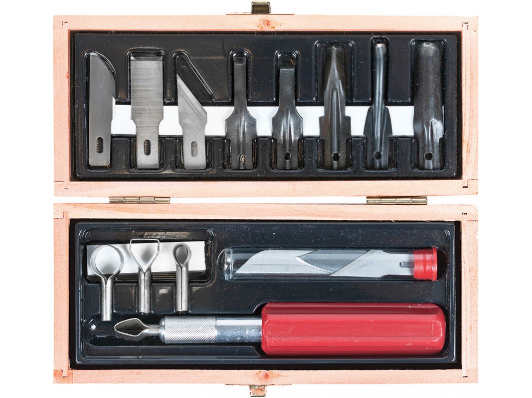 Набор ножей и инструментов для творчества и рукоделия Excel Blades Woodworking Set