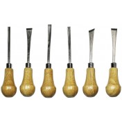 Набор инструментов для резьбы по дереву Excel Blades Palm Style Deluxe Woodcarving Chisel Set — основное фото