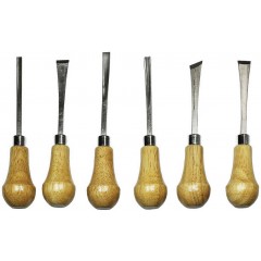 Набор инструментов для резьбы по дереву Excel Blades Palm Style Deluxe Woodcarving Chisel Set