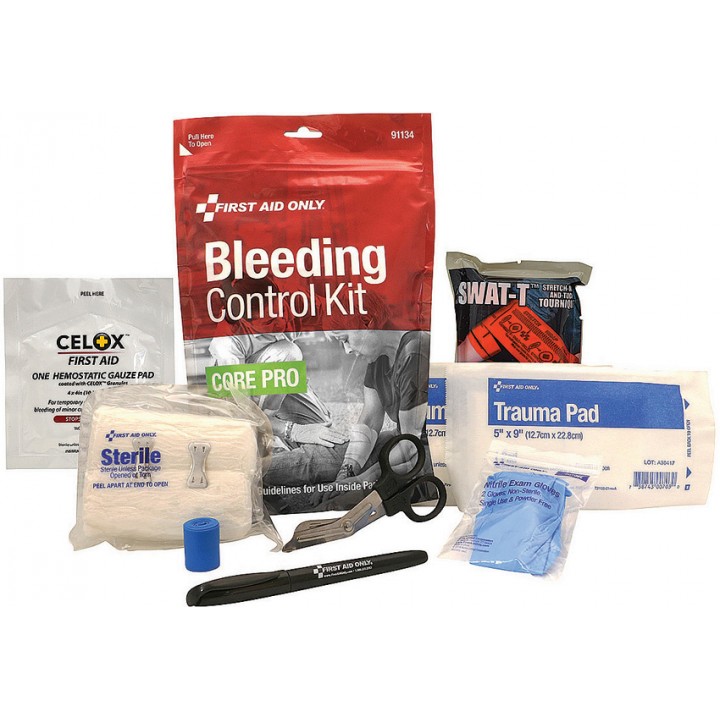 Аптечка-набор первой помощи кровоостанавливающий First Aid Only Critical Essentials Bleeding Control Kit For Limb &amp; Torso Wounds