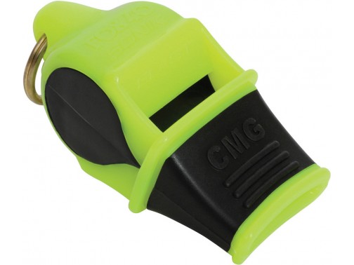 Профессиональный свисток без шарика Fox 40 Sonik Blast CMG (Neon Green/Black)